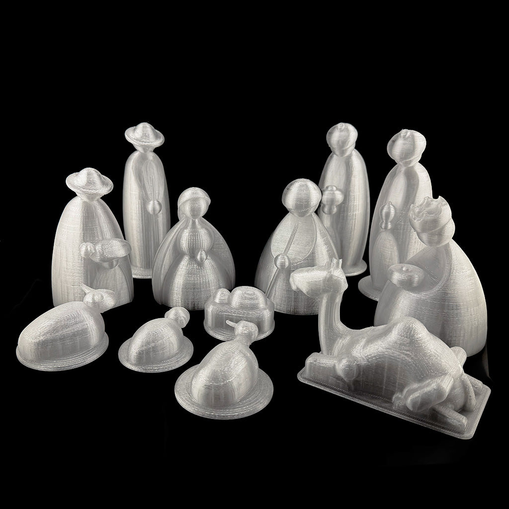 Mini Modern 3D Printed Nativity Set