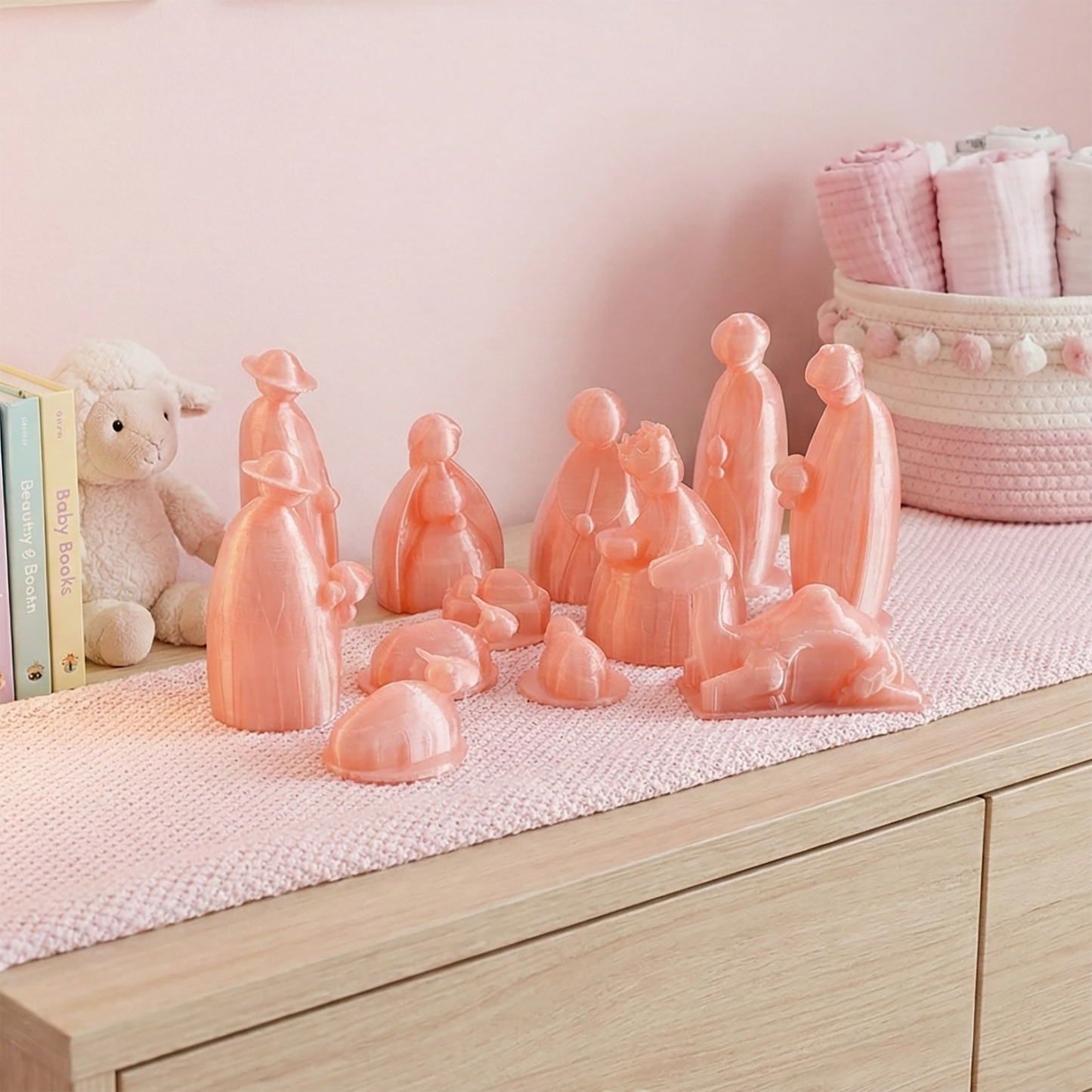 Baby's First Nativity - 3D Printed Nativity Set