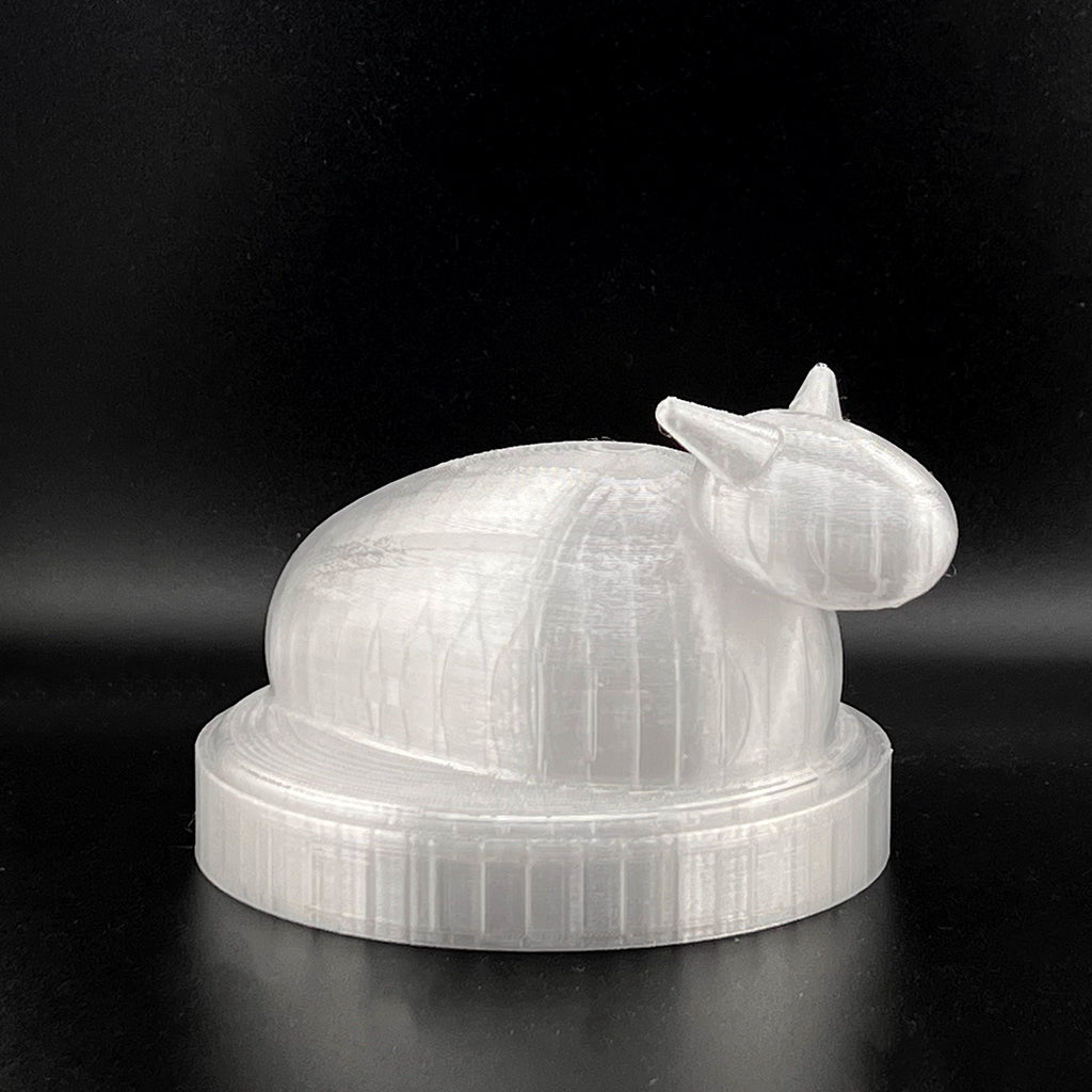 Backlit Modern 3D Printed Nativity Set