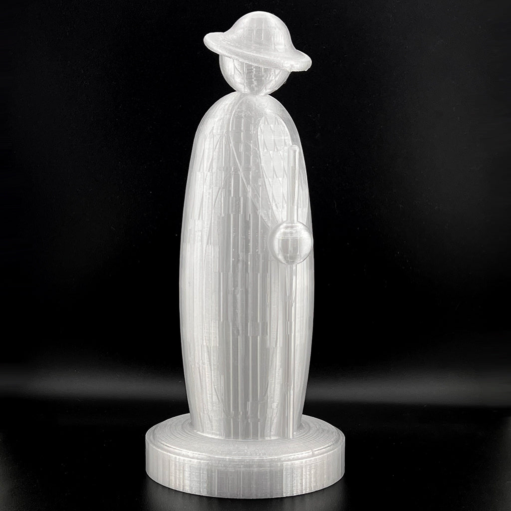 Backlit Modern 3D Printed Nativity Set